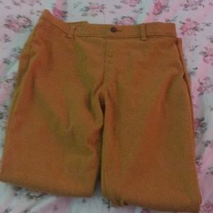 yellow high rise jeans